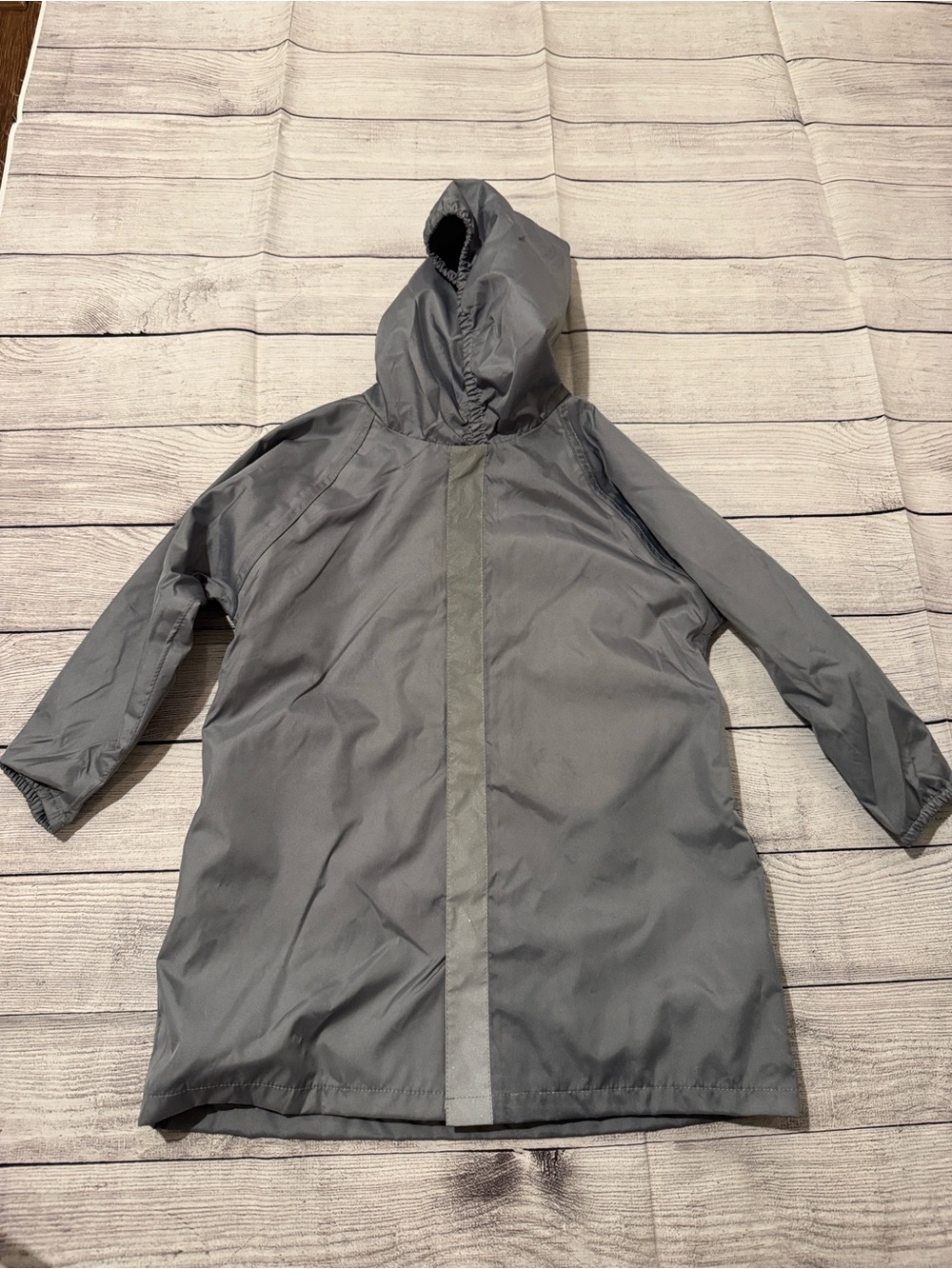 i play. Gray Hooded Raincoat size 3T/4T